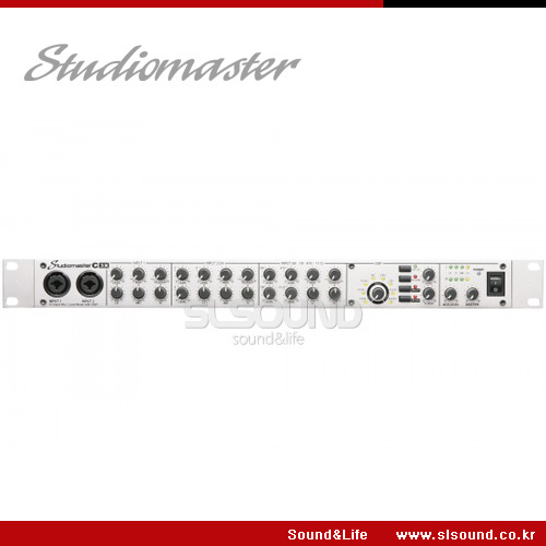 StudioMaster C3X/C-3X 고급형 랙타입라인믹서, 12input 4mic 4stereo,Line Mixer,DSP,이펙터,프로세서포함
