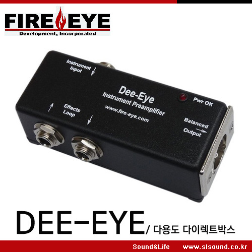 FIRE EYE DEE-EYE 다용도 다이렉트박스,패시브타입,액티브타입사용가능,활용도높은 DI BOX