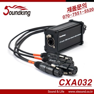 CXA032 랜선연장 멀티젠더 익스텐더 DMX멀티케이블