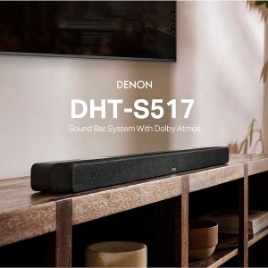DENON DHT-S517 프리미엄 3D사운드바 무선스피커 사운드바 우퍼 Dolby Atmos