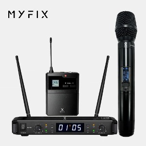 MYFIX LW-902R 픽스 컴팩트 2채널 무선마이크 강의용 보컬용 교회용 무선마이크