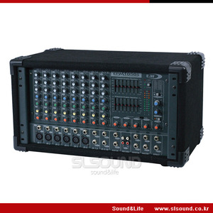 E&amp;W EPM-1050S/EPM1050S 고급형 8채널 파워드믹서, 앰프내장믹서, 랙장착가능, 국내생산, 학교, 교회용앰프
