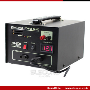 사운드 드라이브 PB-500/PB500 휴대용 보조배터리,충전식배터리,무선마이크배터리,버스킹용배터리