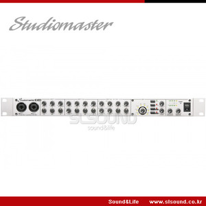 StudioMaster C3X/C-3X 고급형 랙타입라인믹서, 12input 4mic 4stereo,Line Mixer,DSP,이펙터,프로세서포함