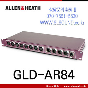 ALLEN&amp;HEATH GLD-AR84/GLDAR84 알렌헤스 채널확장용 오디오랙, 마이크확장용