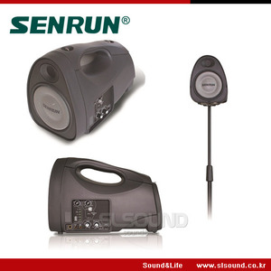 SENRUN EP-350R/EP350R 휴대용스피커,충전식앰프,강의용마이크,다용도스피커,900Mhz 무선마이크포함,