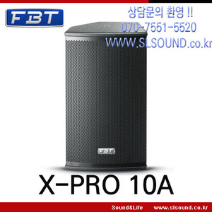 FBT X-PRO 10A 고급형 액티브스피커,파워드스피커,앰프내장스피커,자작나무로 제작되어 풍부한사운드