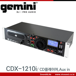 GEMINI CDX-1210i 고급형 CD플레이어,피치조절가능